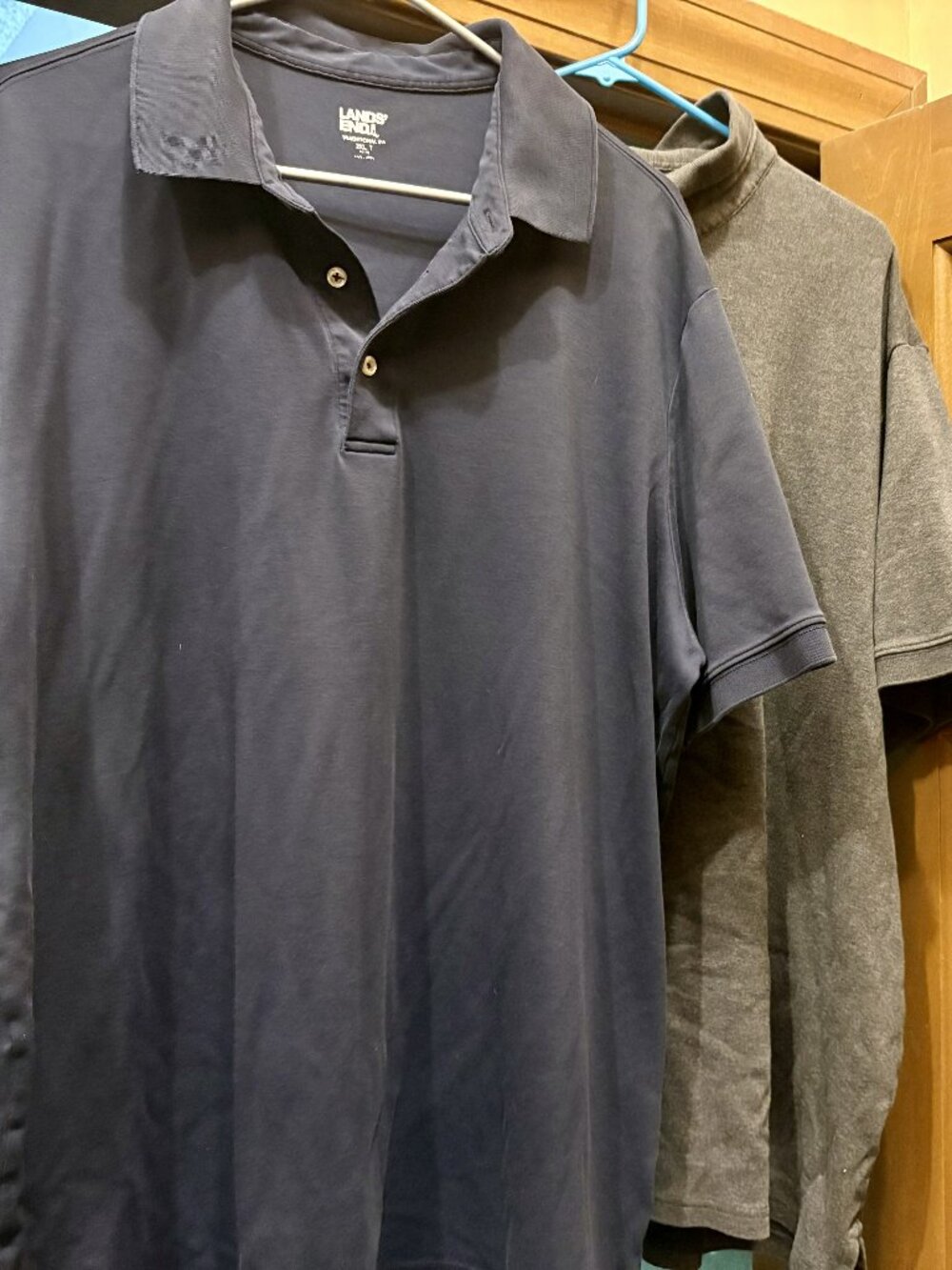 Mens Lands' End Polos